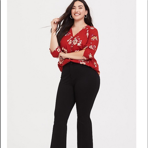 ❌SOLD❌ HARPER FLORAL GEORGETTE BUTTON-LOOP BLOUSE - Picture 3 of 6